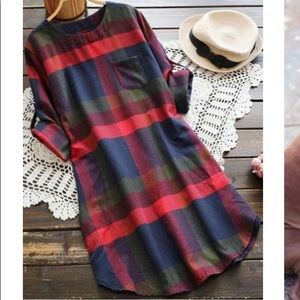 Plaid Dress Never Worn!